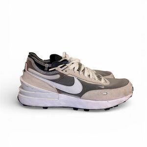 Nike Waffle - White and Cream Athletic Shoes